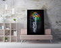 Wallity WY224 Lienzo Decorativo Multicolor 50 x 70 cm